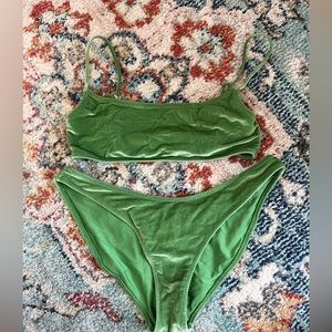 Triangl Green Velvet Bikini